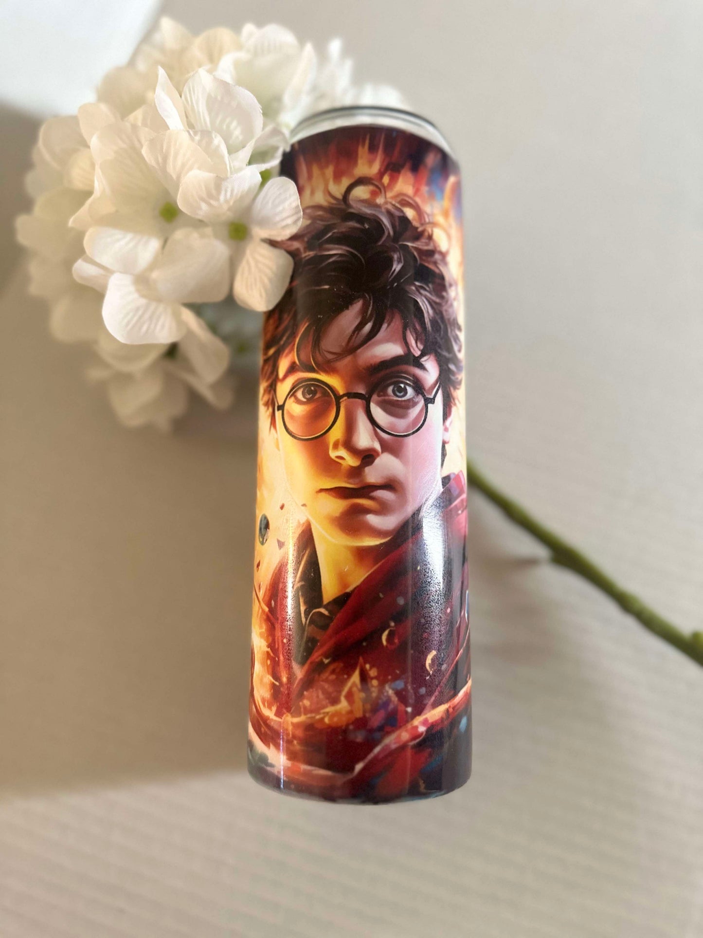 Harry potter 20oz tumbler with straw and cleaning brush