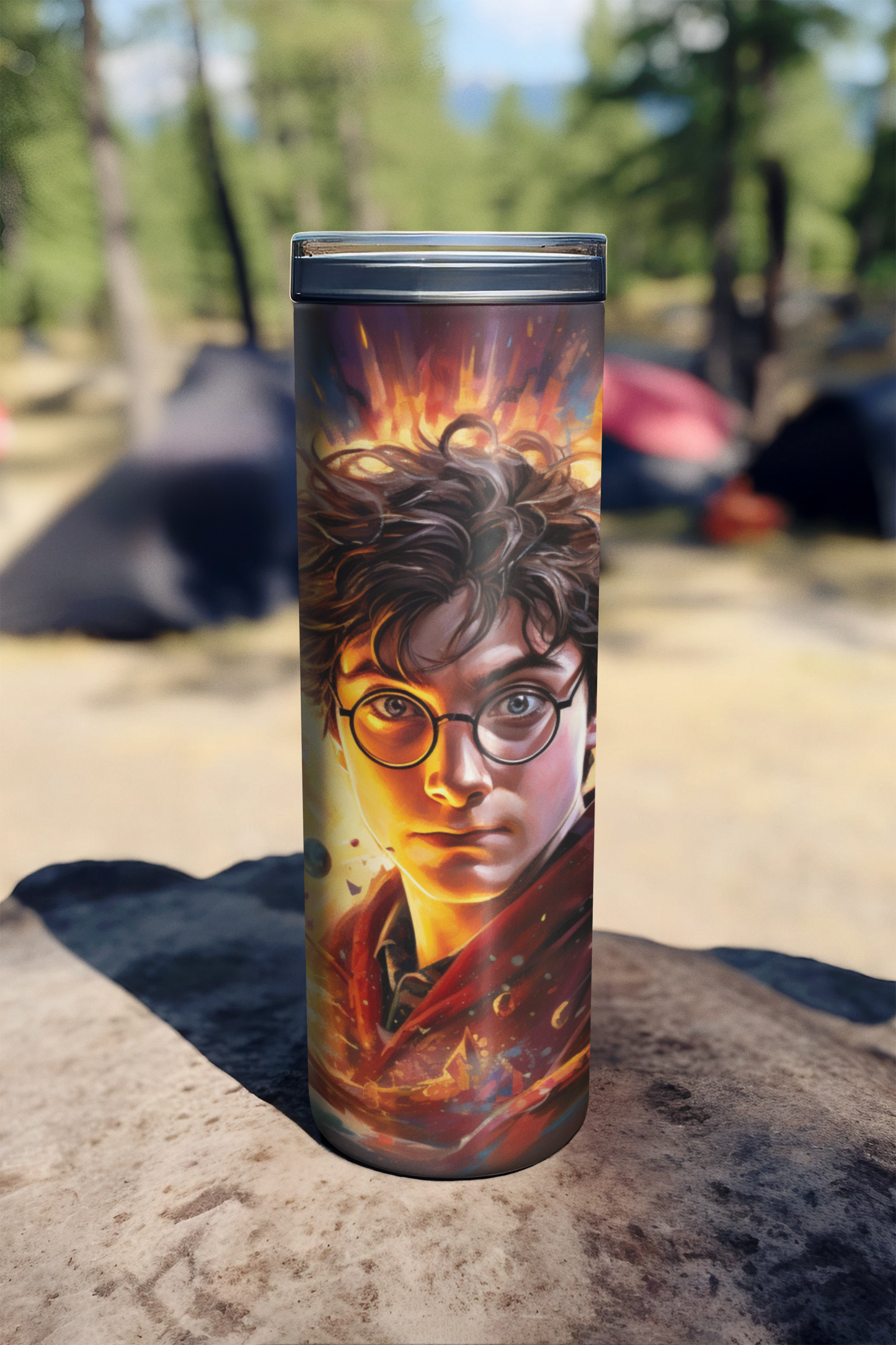 Harry potter 20oz tumbler with straw and cleaning brush